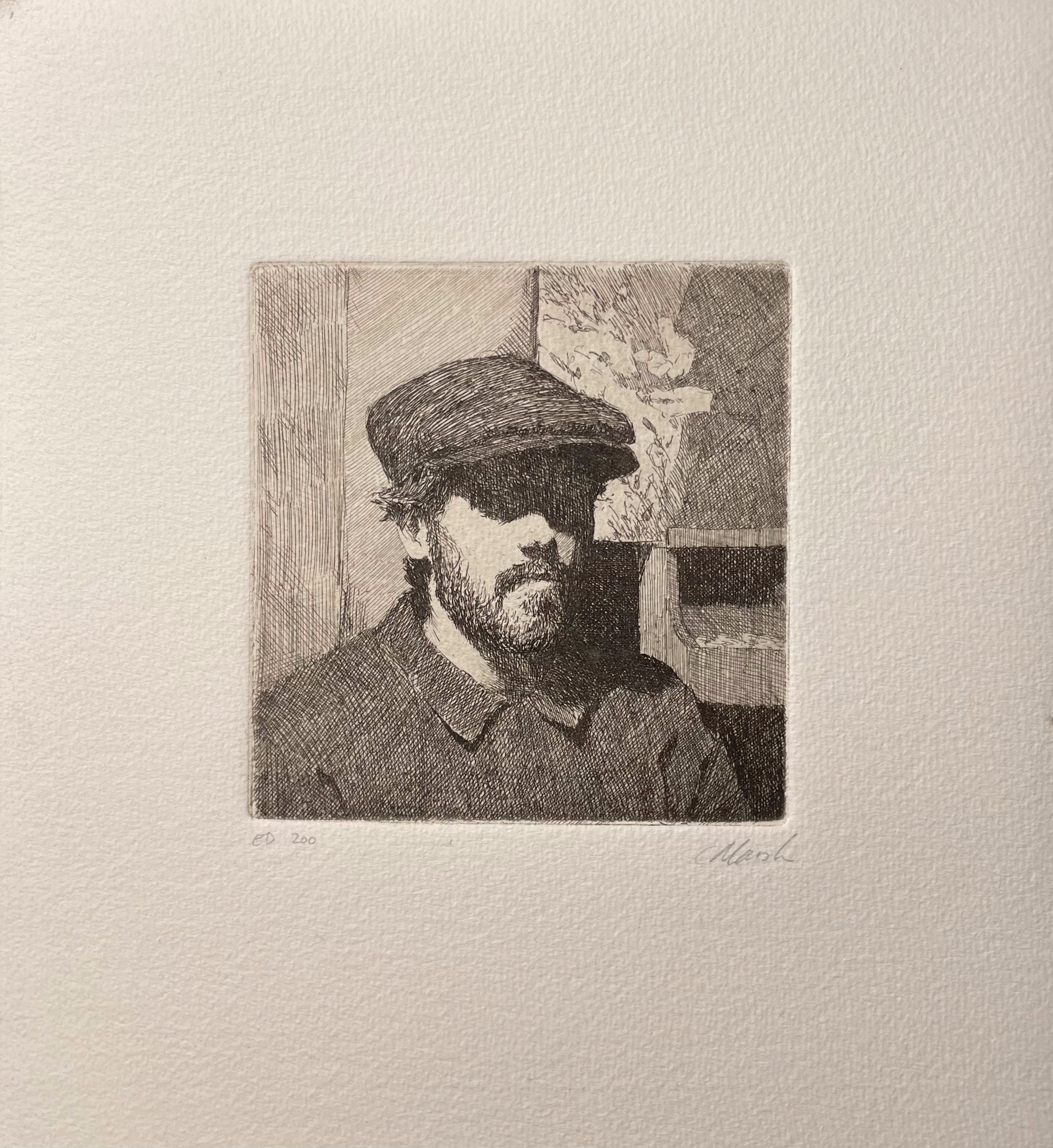 Self Portrait in Studio